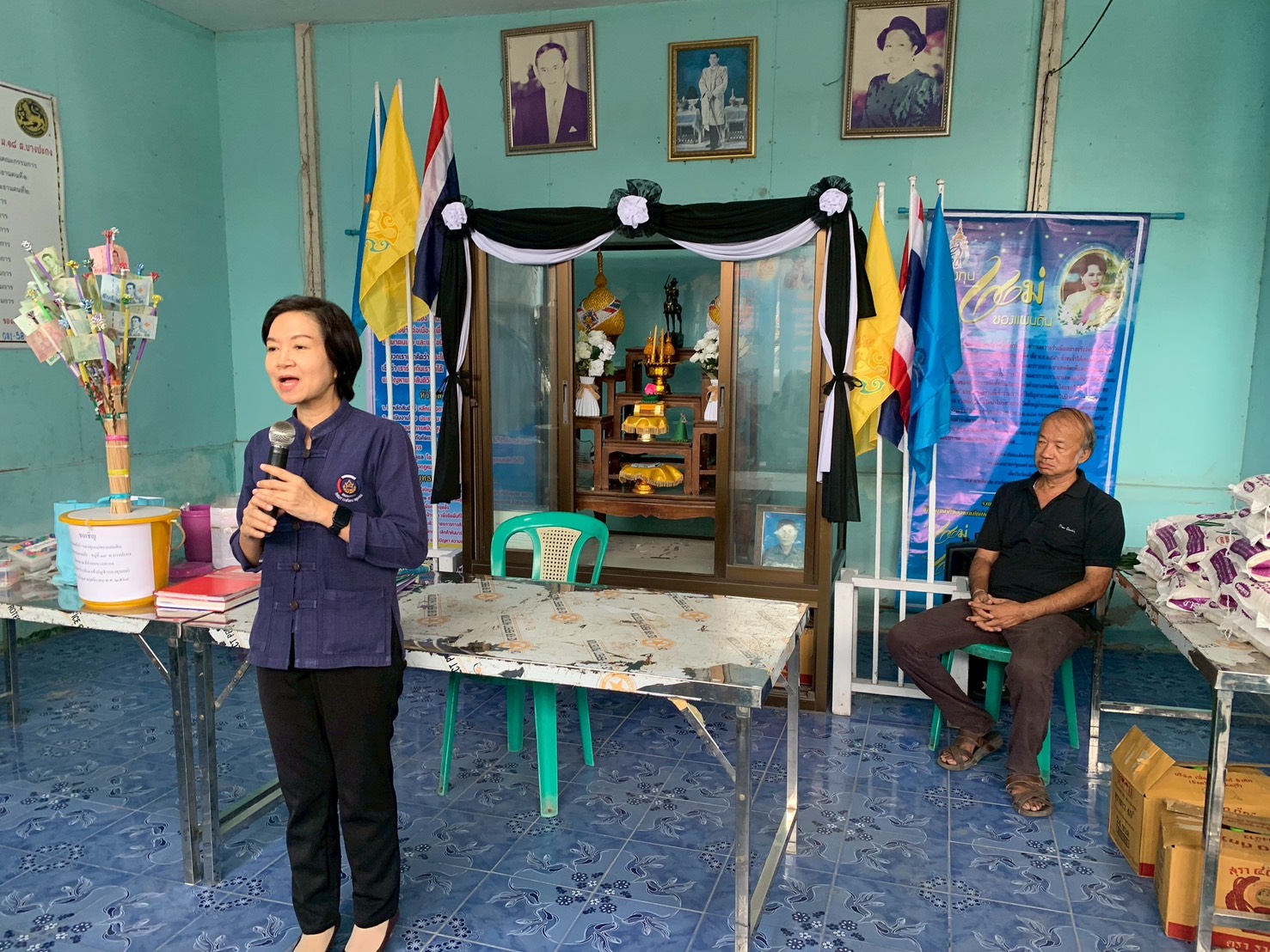 พช.บางปะกง ลงพื้นที่เสริมพลังชุมชน สร้างภูมิคุ้มกันต้านยาเสพติด ผ่านกองทุนแม่ของแผ่นดิน หมู่ที่ 18 ตำบลบางปะกง